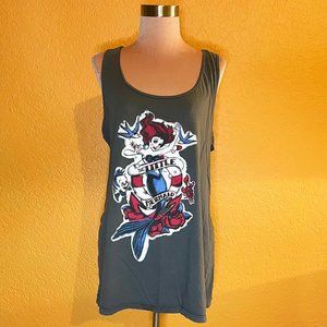 Disney Little Mermaid Vintage Tattoo Tank